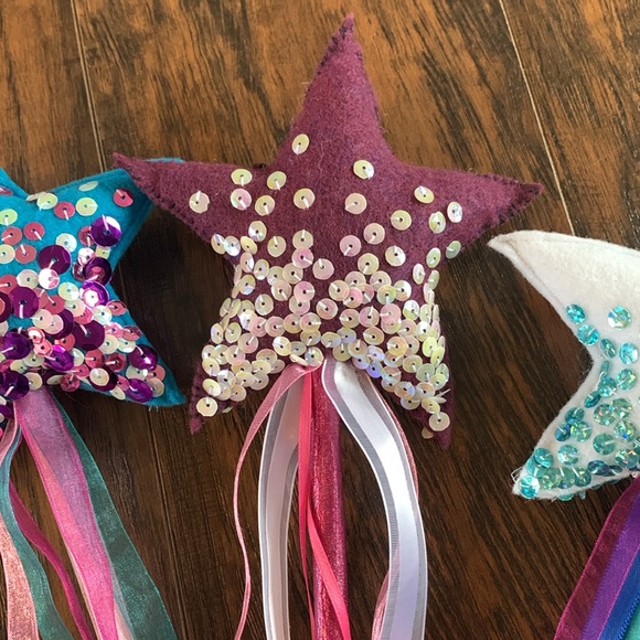 Handcrafted - Set of 4 Fairy and/or Princess Wands - Picture 6 of 8